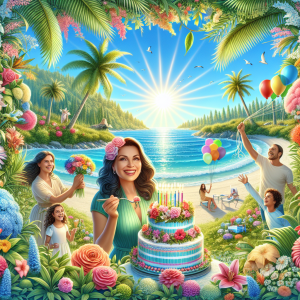 海绿意盎然海角陪妈妈过生日，海角妈妈绿意盎然